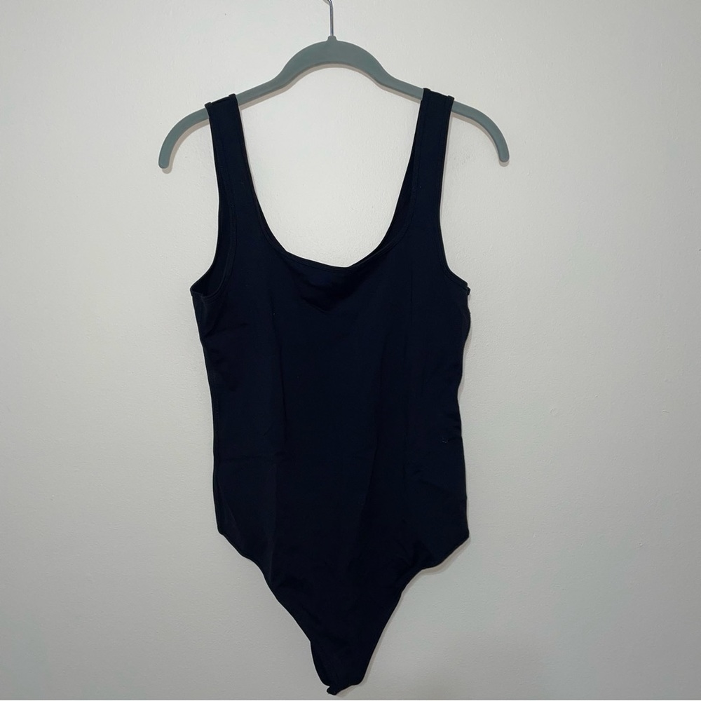 Abercrombie & Fitch Cotton Seamless Fabric Tank Bodysuit